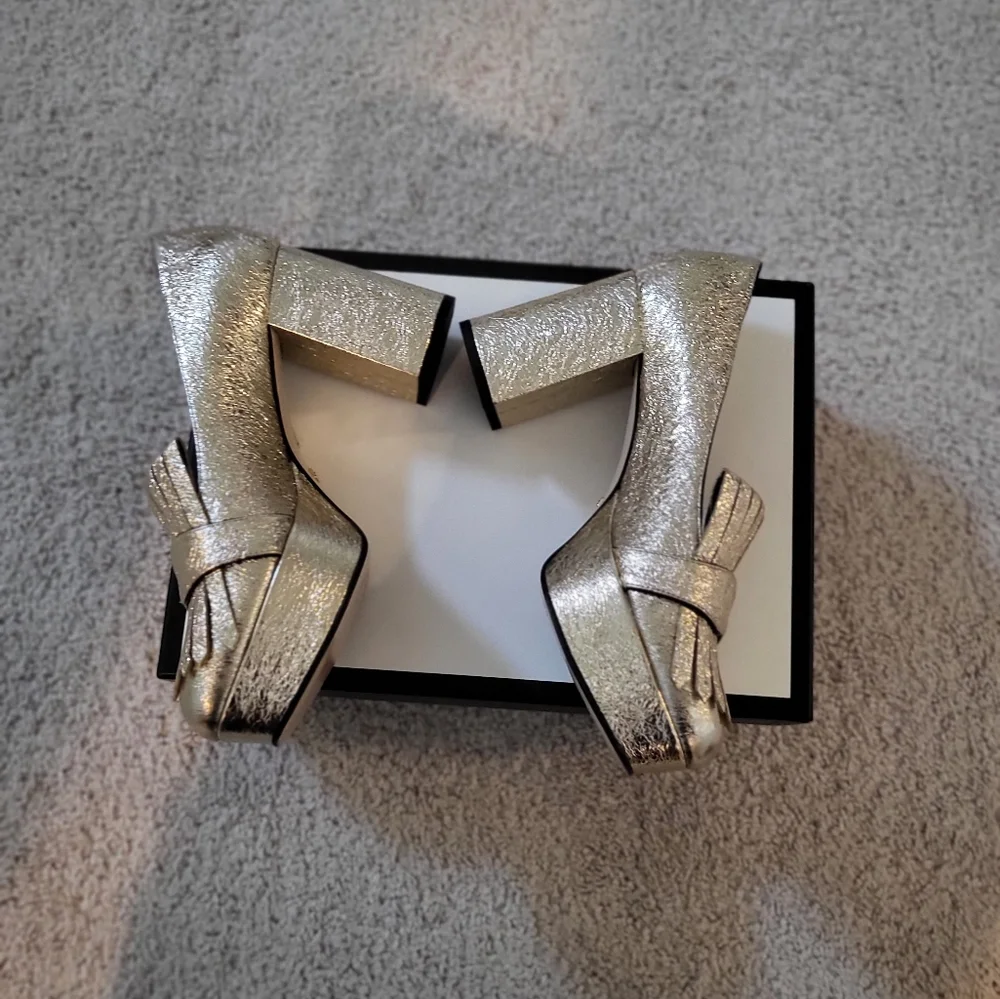 Gucci gg marmont platform shoes - Picture 2 of 7